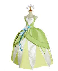 Tiana princess costume princess party fancy dress dress up halloween costume for girls with crown scepter green 9/10t. The Princess And The Frog Adult Tiana Costume Princess Tiana Green Dress The Frog Prince Women Costume Movie Tv Costumes Aliexpress
