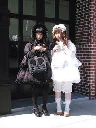 Kuro and shiro Lolitas- from Metamorphose circa 2000