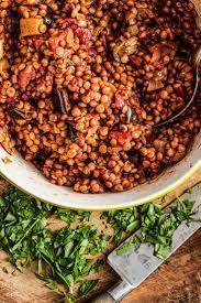 Spiced Seared Eggplant With Pearl Couscous Recipe Recipe Couscous Recipes Pearl Couscous Recipes Pearl Couscous