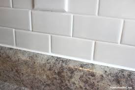 This metal tile trim is a great system that gives the project a finished look. How To Install A Kitchen Backsplash The Best And Easiest Tutorial