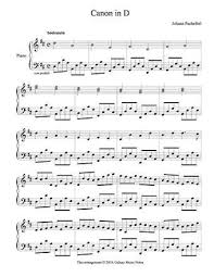 Canon And Gigue In D Major Piano Sheet Music Canon In D By Pachelbel Level 4 Piano Sheet Music Piano Sheet Music Free Piano Sheet Music Piano Sheet