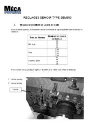 Tableau Reglage Semoir Nodet Bsv6 Pdf Notice Manuel D Utilisation