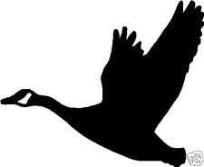 Black And White Goose Silhouette Goose Taking Off Silhouette Hunting Decal 6 X 5 Silhouette Drawing Silouette Art Animal Silhouette