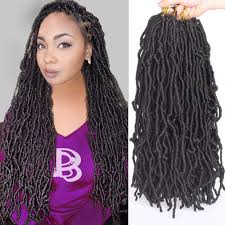 To set yourself apart from the rest, to turn heads and be praised wherever you go, choose the goddess braid. 18inch Nu Faux Locs Synthetic Crochet Braids Faux Locs Crochet Hair Cu Unionbeauty