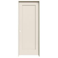 Standard apartments are known for their small bathrooms where difficult to fit a bath so she sinks. Jeld Wen Madison 30 In X 80 In Primed 1 Panel Square Solid Core Primed Molded Composite Right Hand Single Prehung Interior Door In The Prehung Interior Doors Department At Lowes Com