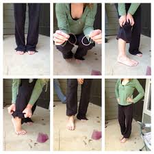 Sweat Pants Too Long Tuck Your Pants Under A Hair Tie Or A Rubber Band For A Quick Fix Short Girl Fashion Clothing Hacks Comfy Airport Outfit
