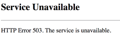 The 503 error in wordpress signifies that your website can't be reached at the present moment because the server in question is unavailable. Easy To Fix Http Error 503 Service Unavailable Driver Easy
