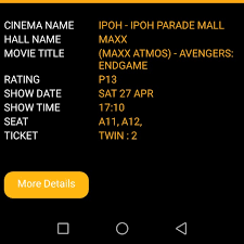 I can notice ipoh parade has been more popular ever since underwent a major renovation few years ago. Ipoh Parade 27 4 5 10pm Avenger End Game Gsc Maxx Atmos Couple Seat Tickets Vouchers Event Tickets On Carousell