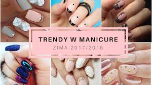 Top Trendy W Manicure Na Zime 2017 2018 Trendy Z Pokazu Semilac