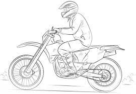 Coloriage Moto Cross Coloriages A Imprimer Gratuits