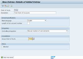 Sap Fi Chart Of Account Coa