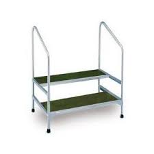 Handrail materials, diy porch and deck handrail assemblies, and code requirements. Mri Two Step Platform Stool W Handrail