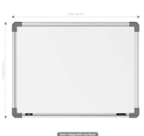 Metis Non-magnetic White Board - Scholar Art