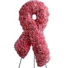 Pink ribbon is typically used to symbolize a breast cancer. Zeidler S Flowers The Pink Ribbon Zeidler S Flowers