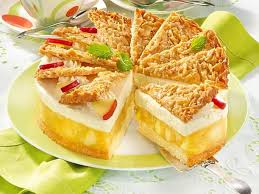 Apfeltorte Mit Bienenstichfachern Rezept Lecker Apfeltorte Rezepte Lecker