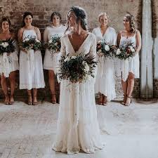 Lace boho wedding dress are simple white gowns, but they have evolved in ways unimaginable over the centuries. Vintage Bohemian Wedding Dresses Long Sleeve Lace Boho Wedding Dress Sexy V Neck Backless Bridal Gowns 2019 Robe De Marije Buy At The Price Of 108 73 In Aliexpress Com Imall Com