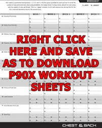 p90x workout sheets it all