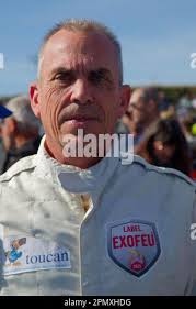 GRAND PRIX DE FRANCE Le Mans 25 juillet 1921. Gagnant Jimmy Murphy à droite  dans sa Duesenberg avec sa circonscription mechanic Ernie Olson Photo Stock 