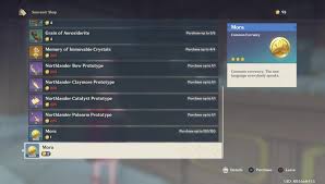 A crimson flower that blooms like the rainbow clouds in liyue. Genshin Impact Souvenir Shops Mondstadt Liyue