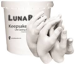 Luna Bean Keepsake Hands Xl Plaster Statue Kit Podstavka Dlya Telefona Podelki Nastennye Lampy