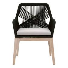 Woven Loom Outdoor Arm Chair Set Of 2 In 2020 Outdoor Armchair Armchair Sets Lounge Chair Outdoor
