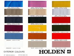 Hq Exterior Colour Charts Hq Monaro Coupe Reference Site