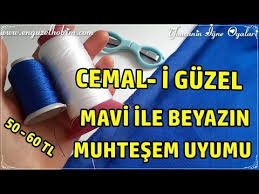 Mavi Ile Beyazin Muhtesem Uyumu Cemal I Guzel Igne Oyasi Modeli Youtube Youtube Model Oya Ornekleri