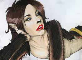 Kellie the female werewolf (Request) by StrollingBones