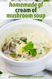 I can't believe i haven't posted a video recipe for cream of mushroom soup! Gluten Free Cream Of Mushroom Soup Gluten Free Homestead