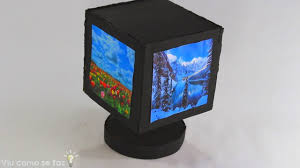 Awesome Rotating Photo Frame Diy From Cardboard Diy Photo Frame Cardboard Diy Photo Frames Diy Photo Booth Backdrop