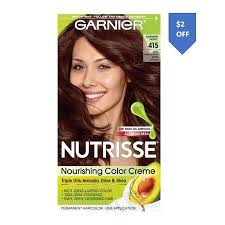 Garnier Nutrisse Nourishing Hair Color Creme 415 Soft Mahogany Dark Brown Raspberry Truffle 1 Kit Walmart Com In 2020 Hair Color Nourishing Hair Brunette Hair Color