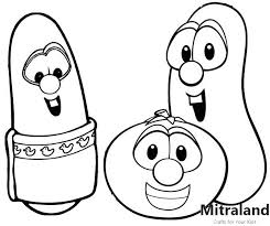 1600 x 1200 jpeg 147 кб. Larry The Cucumber And Bob Tomato And Goliath Coloring Page Of Veggietales Mitraland