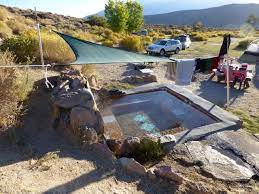 California Junket Desert Camping With Your Own Private Hot Tub In Hot Springs California Travel California Hot Springs