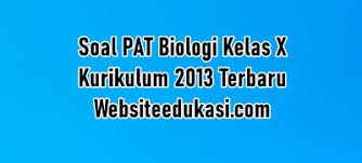 Soal Pat Biologi Kelas 10 K13 Dan Kunci Jawaban Websiteedukasi Com