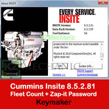 This software can solve the problem with incal cummins expires. Cummins Insite 8 5 2 81 Pro Fleet Count Zap It Password Keymaker Unlocked