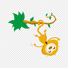 Maybe you would like to learn more about one of these? Cartoon Animal Monkey Hanging On The Vines Child Food Animals Png Pngwing