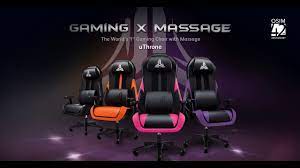 Osim Uthrone The World S 1st Gaming Massage Chair Purple Youtube