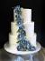 Purple Calla Lily Wedding Cake