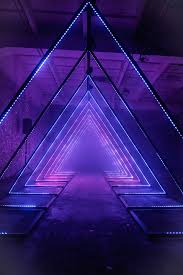 Triangled Immersive Light Installation Set Design Light Art Installation Light Installation Installation Art