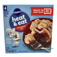 Do not eat raw crescent roll dough. Review Pillsbury Heat Eat Cinnamon Roll The Impulsive Buy