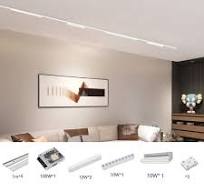 LED Magnetic Track Lighting Kits Minimalist White Track ...