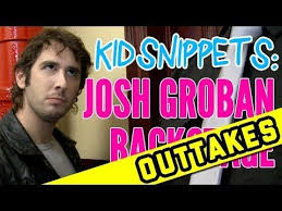 Josh Groban Backstage Outtakes Youtube Kid Snippets History For Kids Hilarious