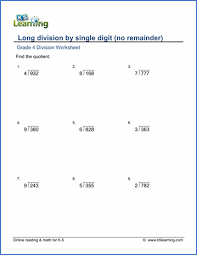 Welcome to our math multiplication worksheets for 4th graders. Fourth Grade Math Worksheets Free Printable K5 Learning