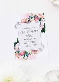 Native Floral Wedding Invitations Sail And Swan Pretty Wedding Invitations Floral Wedding Invitations Wedding Invitations Australia