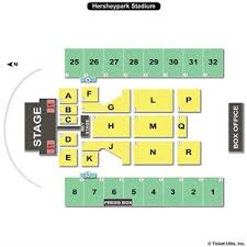 hershey park stadium seating chart with seat numbers best