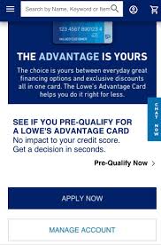 There is no online application check available, but you can review the jcpenney card faqs here. Lowes Credit Card Myfico Forums 6166597