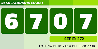 La lotería de boyacá juega todos los sábado a las 10 y 30 de la noche, entrega un premio mayor de 6.000 millones de pesos, esta es una de las loteria de boyaca últimos sorteos. Loteria De Boyaca 13 De Octubre 2018