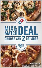 Enjoy The Domino S Mix Match Deal Choose Any Two Or More Of The Following Menu Items For 5 99 Each Medium 2 Cooking Recipes Baked Sandwiches Egyptian Food