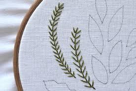 For second stitch, take needle out from point b. 9 Stitches For Leaf Embroidery Pumora All About Hand Embroidery