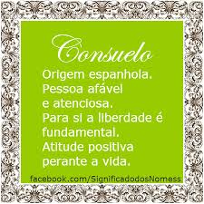 Significado Do Nome Consuelo Significado Dos Nomes